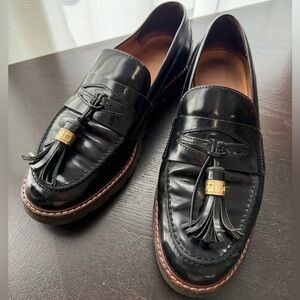 Stuart Weitzman black loafers